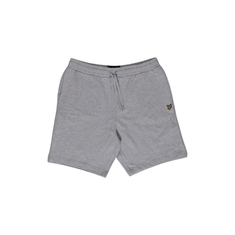 Lyle & Scott Graue Baumwoll-Bermudas