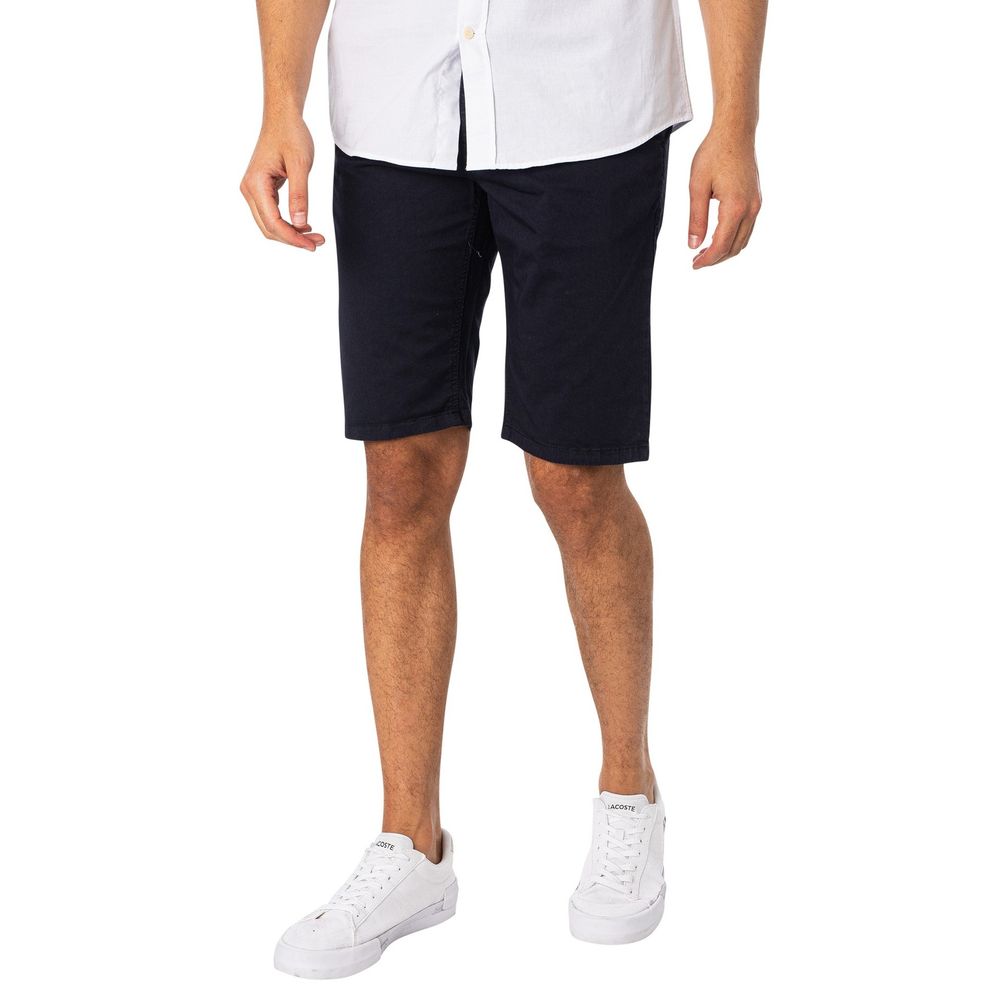 Lyle & Scott Blaue Baumwoll-Bermudas