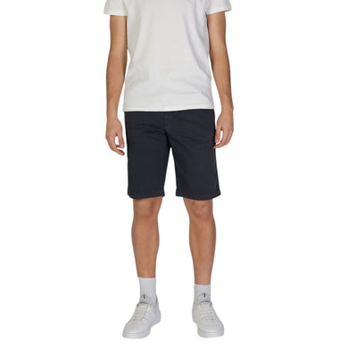 Refrigiwear Blaue Baumwoll-Bermudas