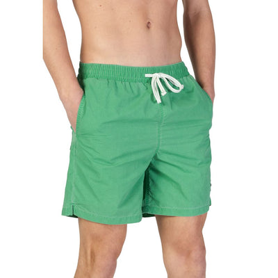 Lyle & Scott Grüne Nylon-Badeshorts