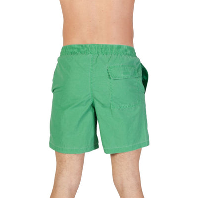 Lyle & Scott Grüne Nylon-Badeshorts