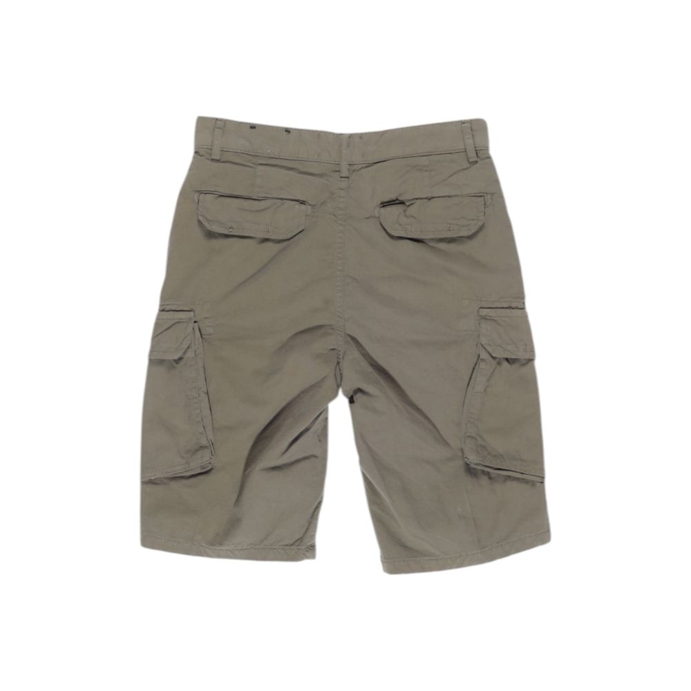 Lyle & Scott Grüne Baumwoll-Bermudas