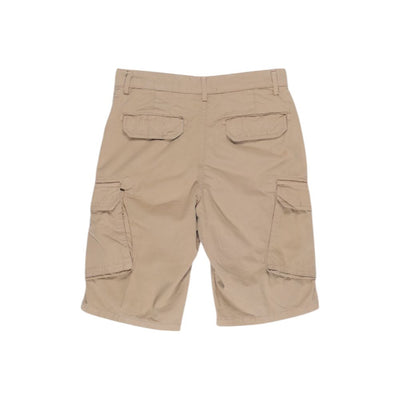 Lyle & Scott Beigefarbene Baumwoll-Bermudas