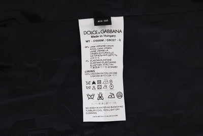 Dolce & Gabbana Graue Stretchweste aus Wolle