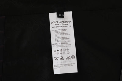 Dolce & Gabbana Blaue Woll-Stretch-Weste