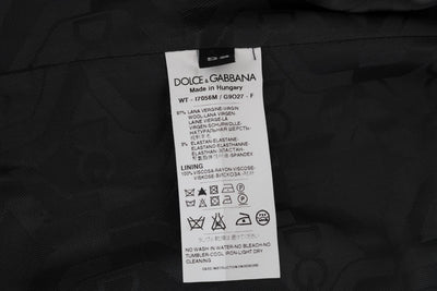 Dolce & Gabbana Graue Stretchweste aus Wolle