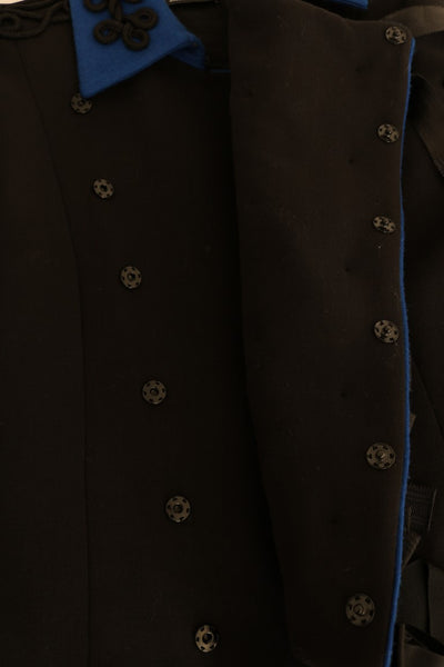 Dolce & Gabbana Trenchcoat aus schwarzer Wolle