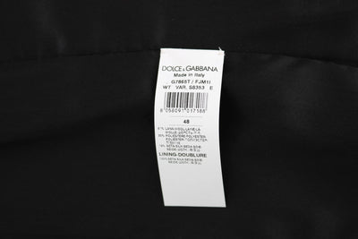 Dolce & Gabbana Schwarze Weste mit Polka-Dot-Muster