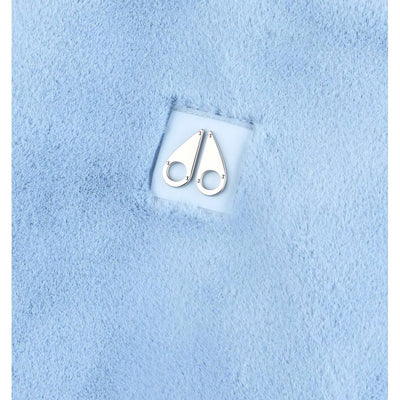 Moose Knuckles Hellblaue Nylon Frauen Jacke