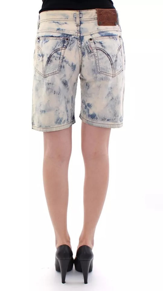 Dolce & Gabbana Blaue D&G Jeans aus gewaschener Baumwolle Denim Shorts