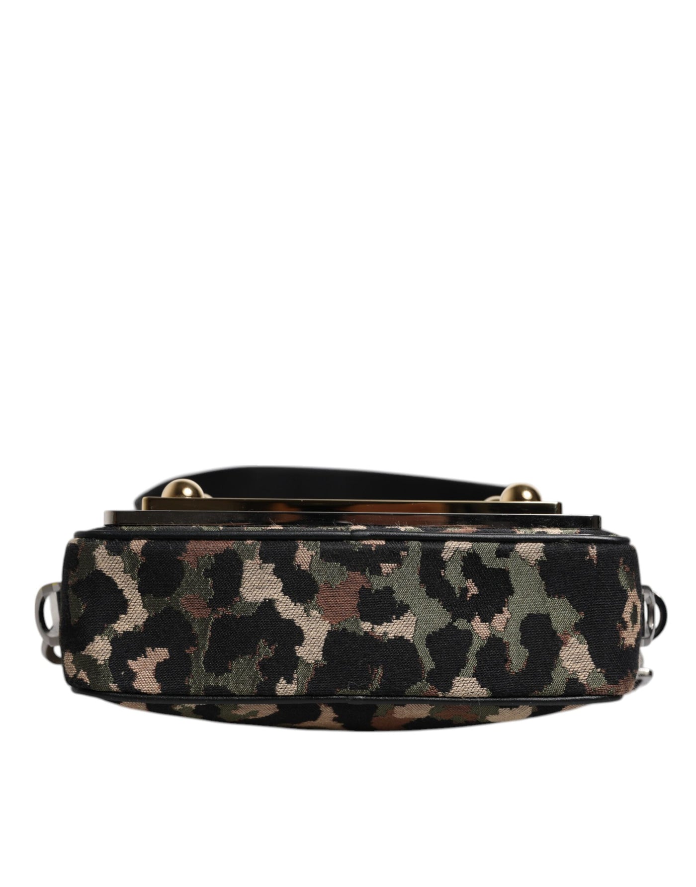 Dolce & Gabbana Multicolor Leopard Jacquard DG Logo Crossbody Tasche