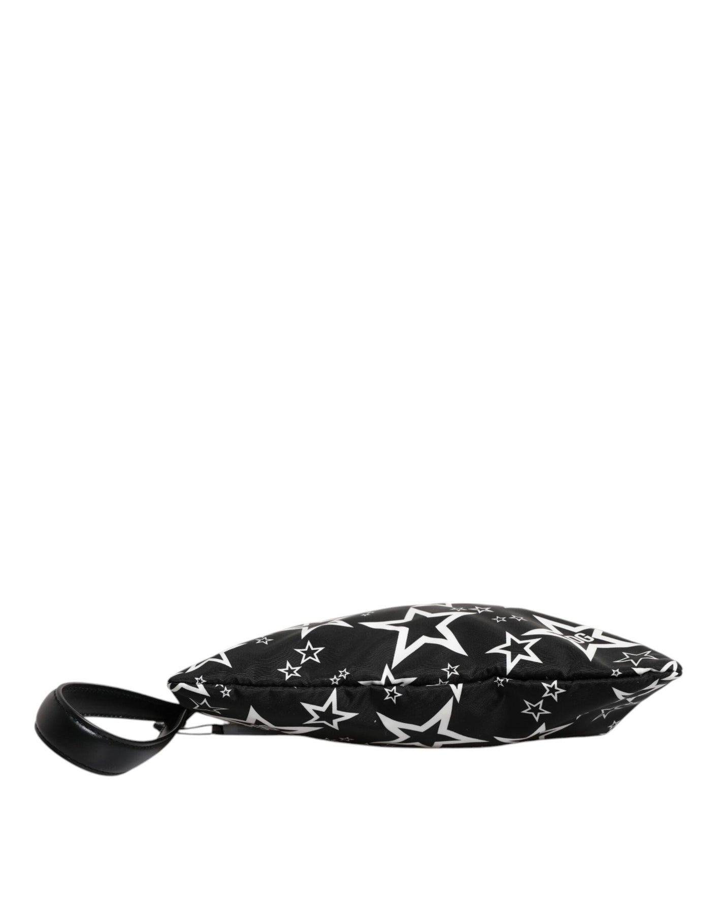 Dolce & Gabbana Schwarz-Weiß-Sterne-Muster Clutch Pouch Tasche