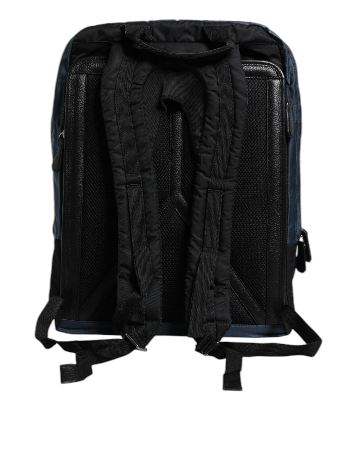 Dolce & Gabbana Schwarzer Nylon DG Logo Schulrucksack Tasche