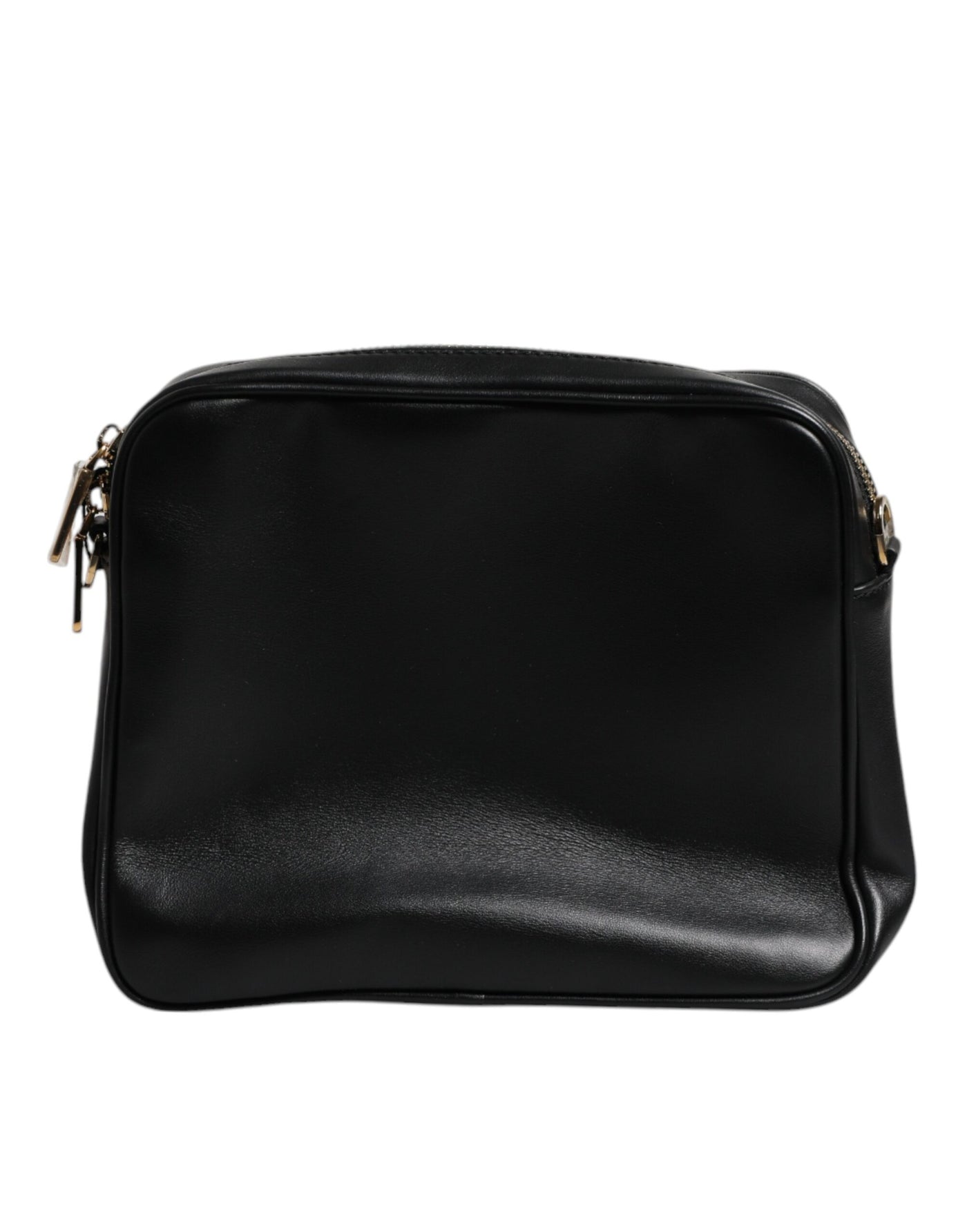 Dolce & Gabbana Schwarze Gothic-Messenger-Tasche aus Kalbsleder