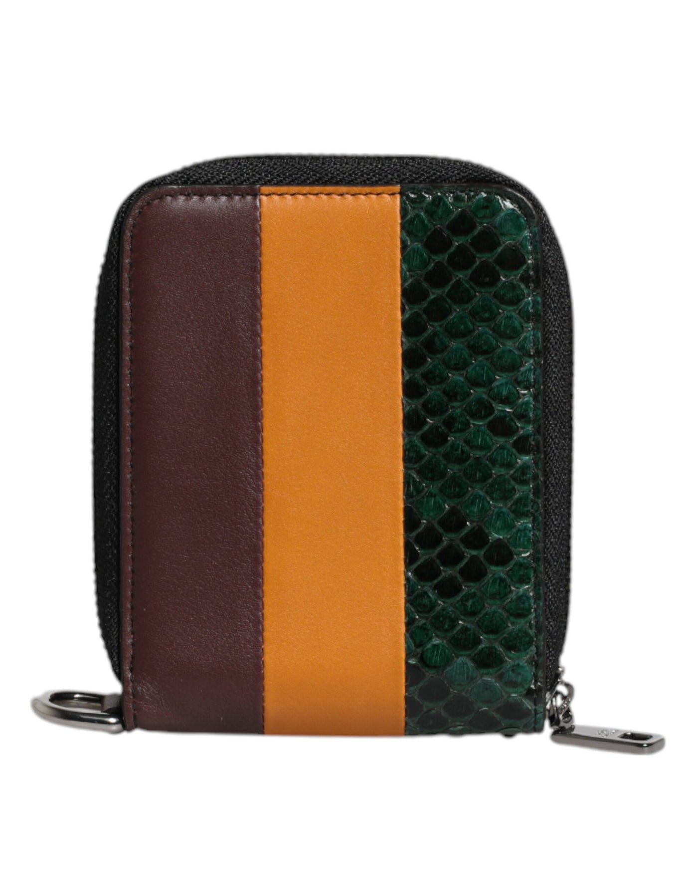 Dolce & Gabbana Multicolor Exotisches Leder DG Bifold Card Holder Brieftasche