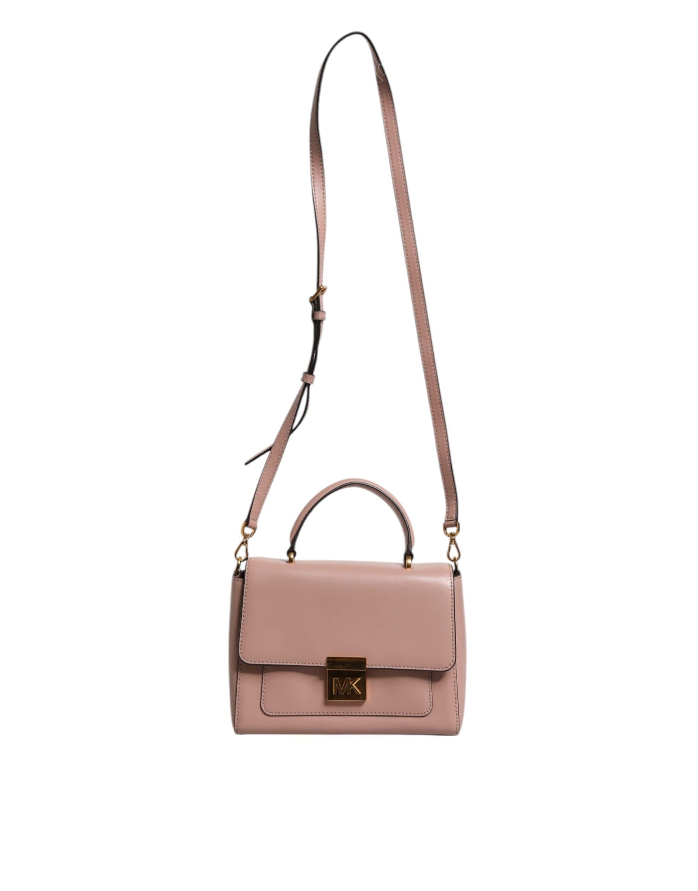 Michael Kors Rosa Leder Logo-Plakette Crossbody MINDY Satchel Tasche