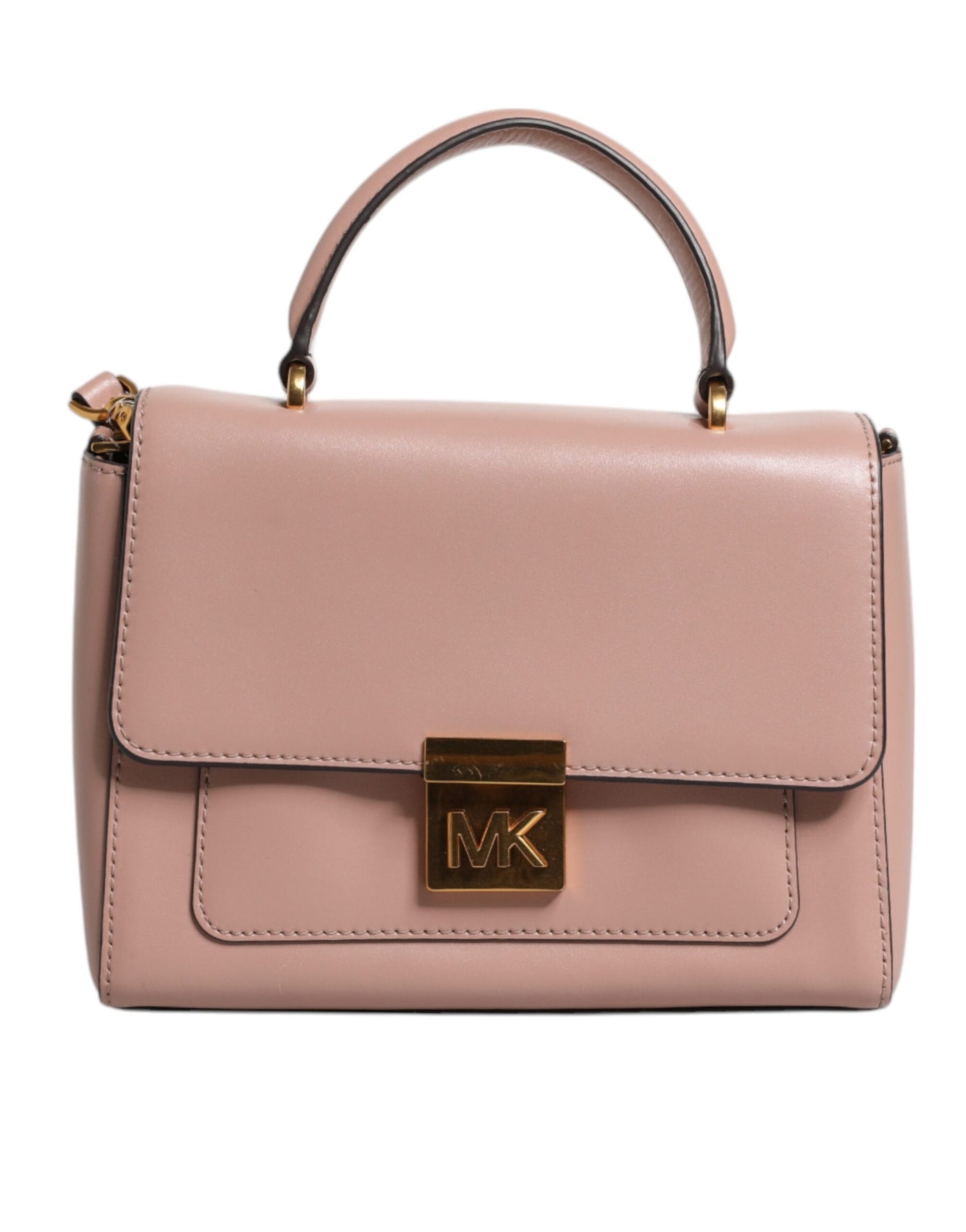 Michael Kors Rosa Leder Logo-Plakette Crossbody MINDY Satchel Tasche