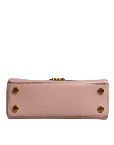 Michael Kors Rosa Leder Logo-Plakette Crossbody MINDY Satchel Tasche