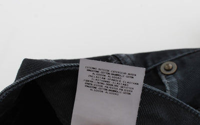 Cavalli Blaue Baumwoll Stretch Baggy Relax Jeans