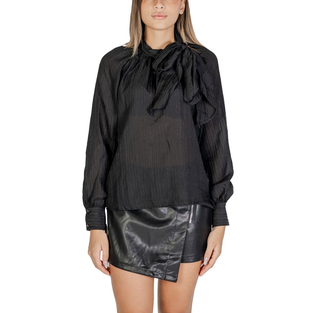 Jacqueline De Yong Schwarze Polyester-Bluse