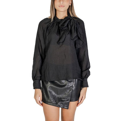 Jacqueline De Yong Schwarze Polyester-Bluse