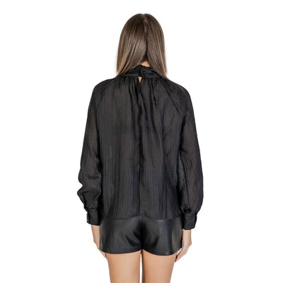 Jacqueline De Yong Schwarze Polyester-Bluse