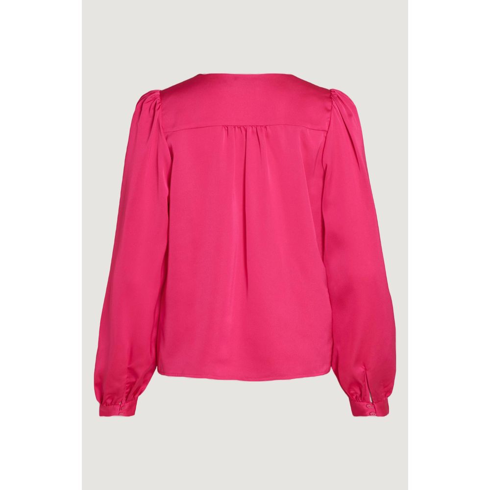 Vila Clothes Rosa Polyester-Bluse