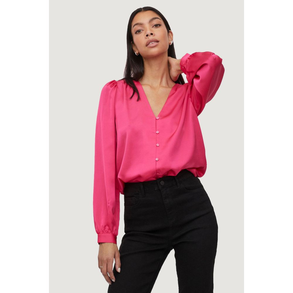 Vila Clothes Rosa Polyester-Bluse