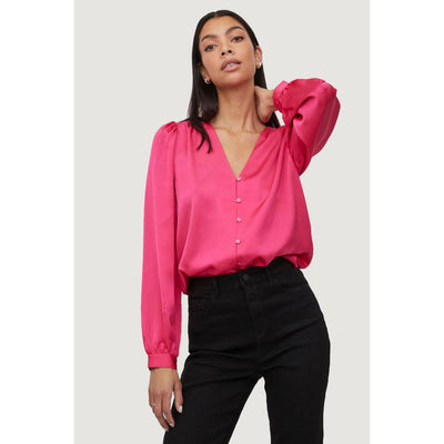 Vila Clothes Rosa Polyester-Bluse