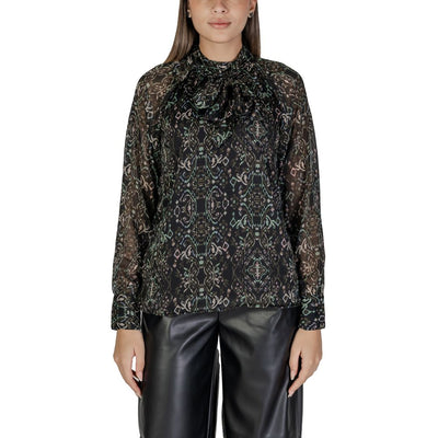 Only Schwarze Bluse aus recyceltem Polyester