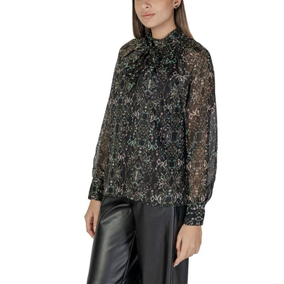 Only Schwarze Bluse aus recyceltem Polyester