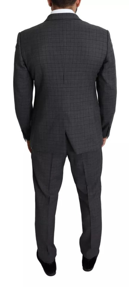 Dolce & Gabbana Graue Wolle Herren Formal 2 Stück MARTINI Anzug