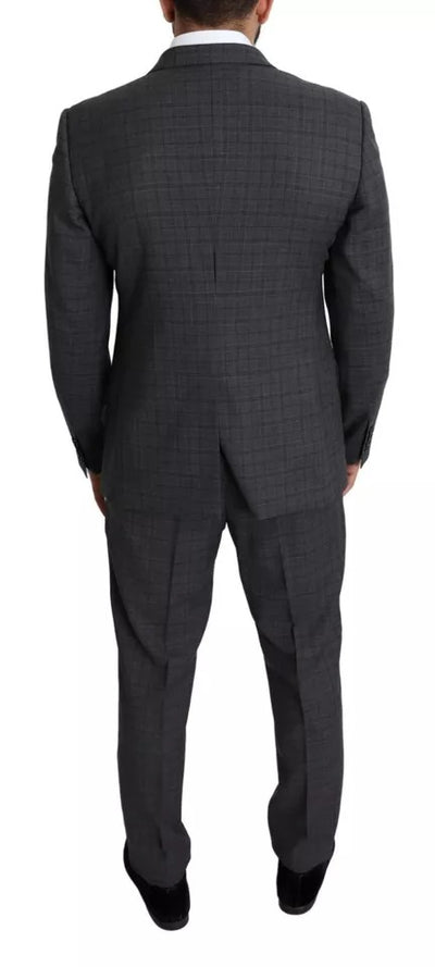 Dolce & Gabbana Graue Wolle Herren Formal 2 Stück MARTINI Anzug