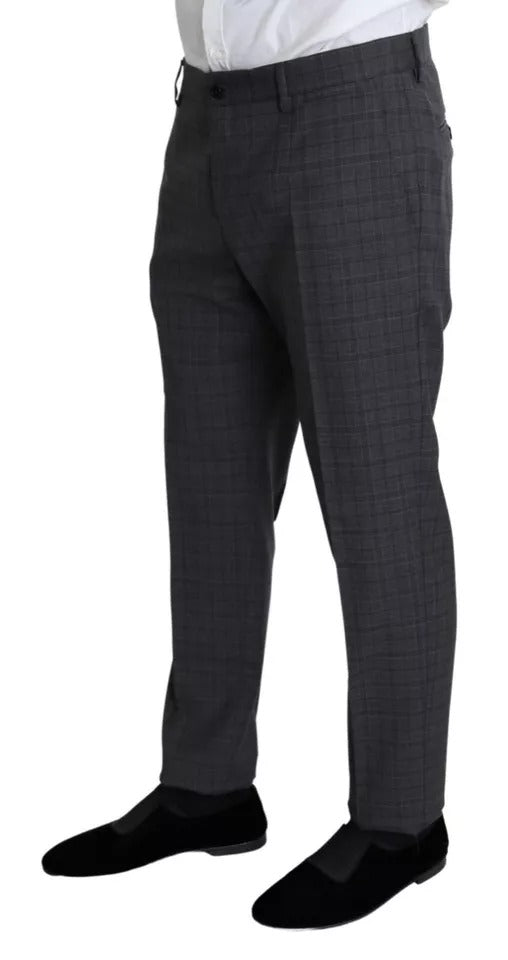 Dolce & Gabbana Graue Wolle Herren Formal 2 Stück MARTINI Anzug