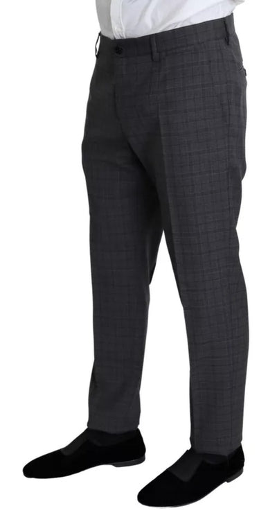 Dolce & Gabbana Graue Wolle Herren Formal 2 Stück MARTINI Anzug