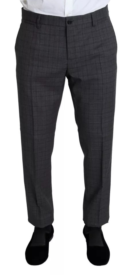 Dolce & Gabbana Graue Wolle Herren Formal 2 Stück MARTINI Anzug