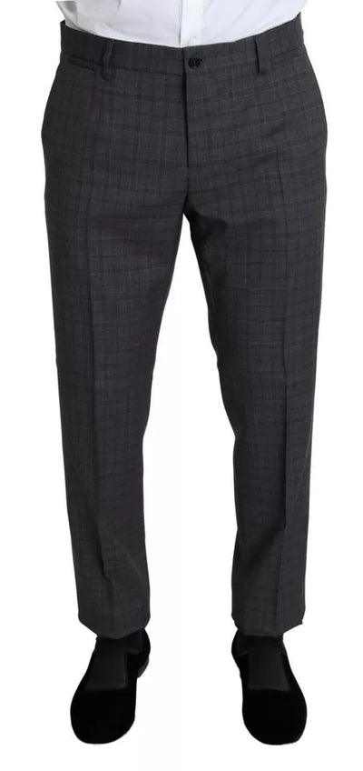 Dolce & Gabbana Graue Wolle Herren Formal 2 Stück MARTINI Anzug