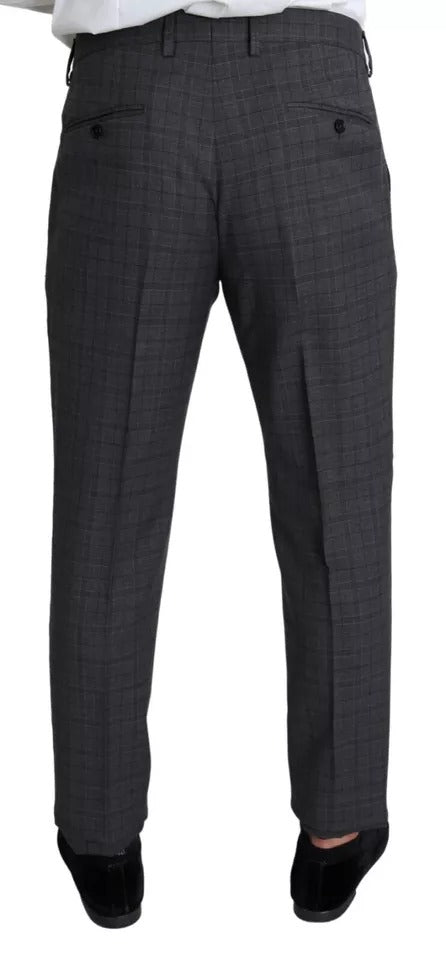 Dolce & Gabbana Graue Wolle Herren Formal 2 Stück MARTINI Anzug