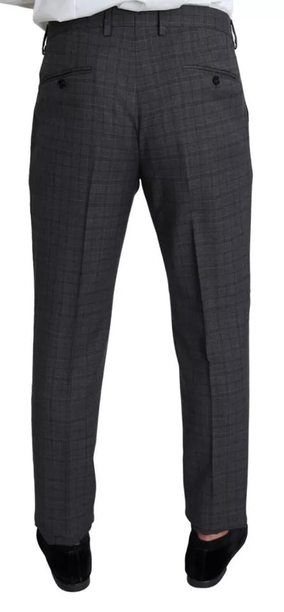 Dolce & Gabbana Graue Wolle Herren Formal 2 Stück MARTINI Anzug