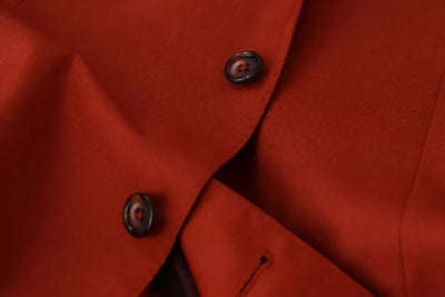 Dolce & Gabbana Orange MARTINI Kaschmir-Seidenmantel Blazer