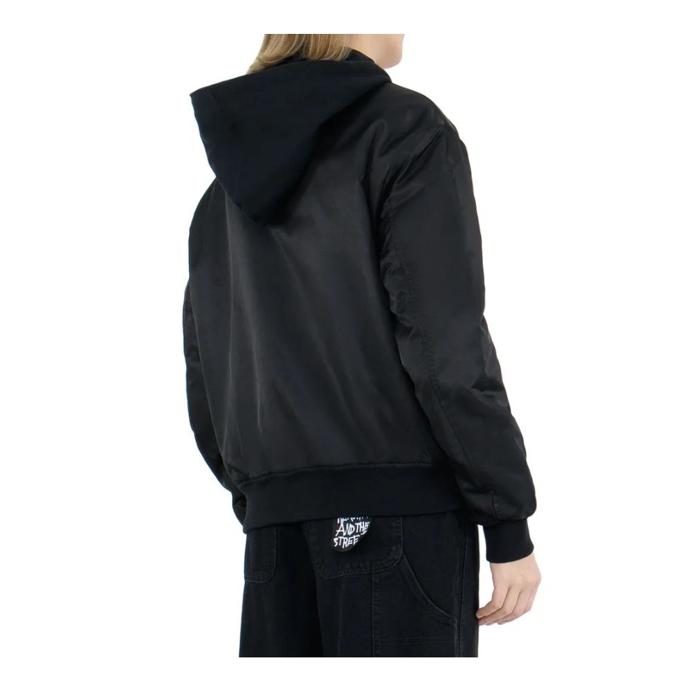 Comme Des Fuckdown Schwarze Nylon Jacken & Mantel