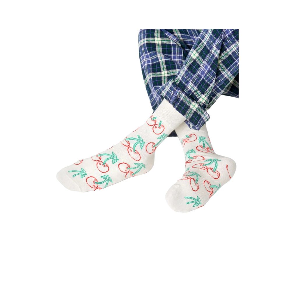 Happy Socks Weiße Baumwollsocke