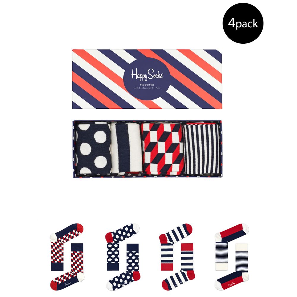 Happy Socks Blaue Baumwollsocke
