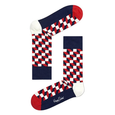 Happy Socks Blaue Baumwollsocke