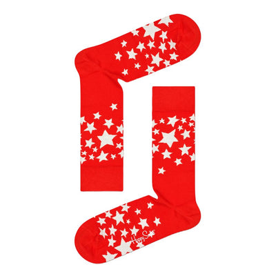 Happy Socks Rote Baumwollsocke