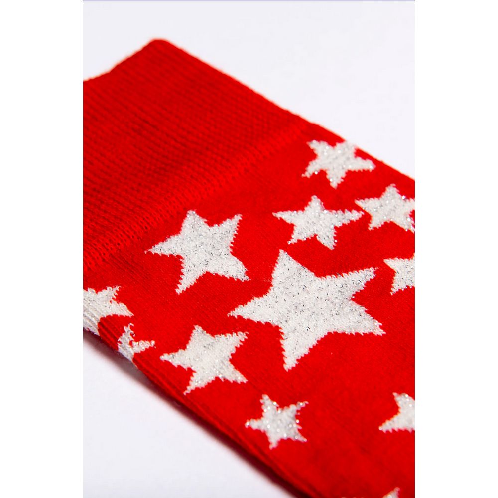 Happy Socks Rote Baumwollsocke