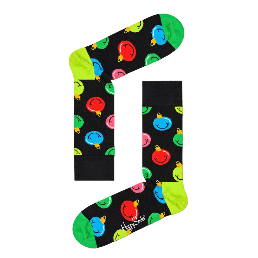 Happy Socks Schwarze Baumwollsocke