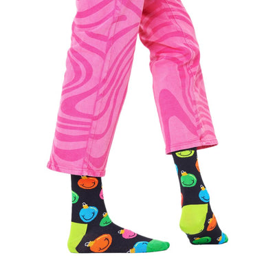 Happy Socks Schwarze Baumwollsocke