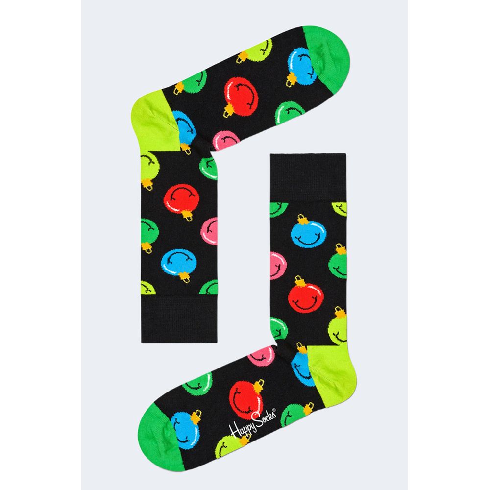 Happy Socks Schwarze Baumwollsocke