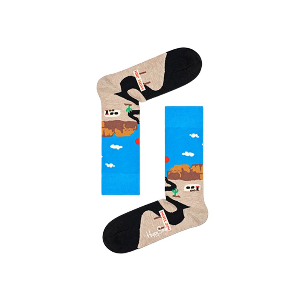 Happy Socks Blaue Baumwollsocke